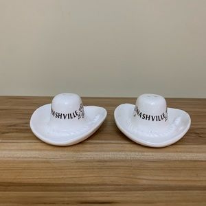 Vintage Nashville Cowboy Hat Salt & Pepper Shakers.